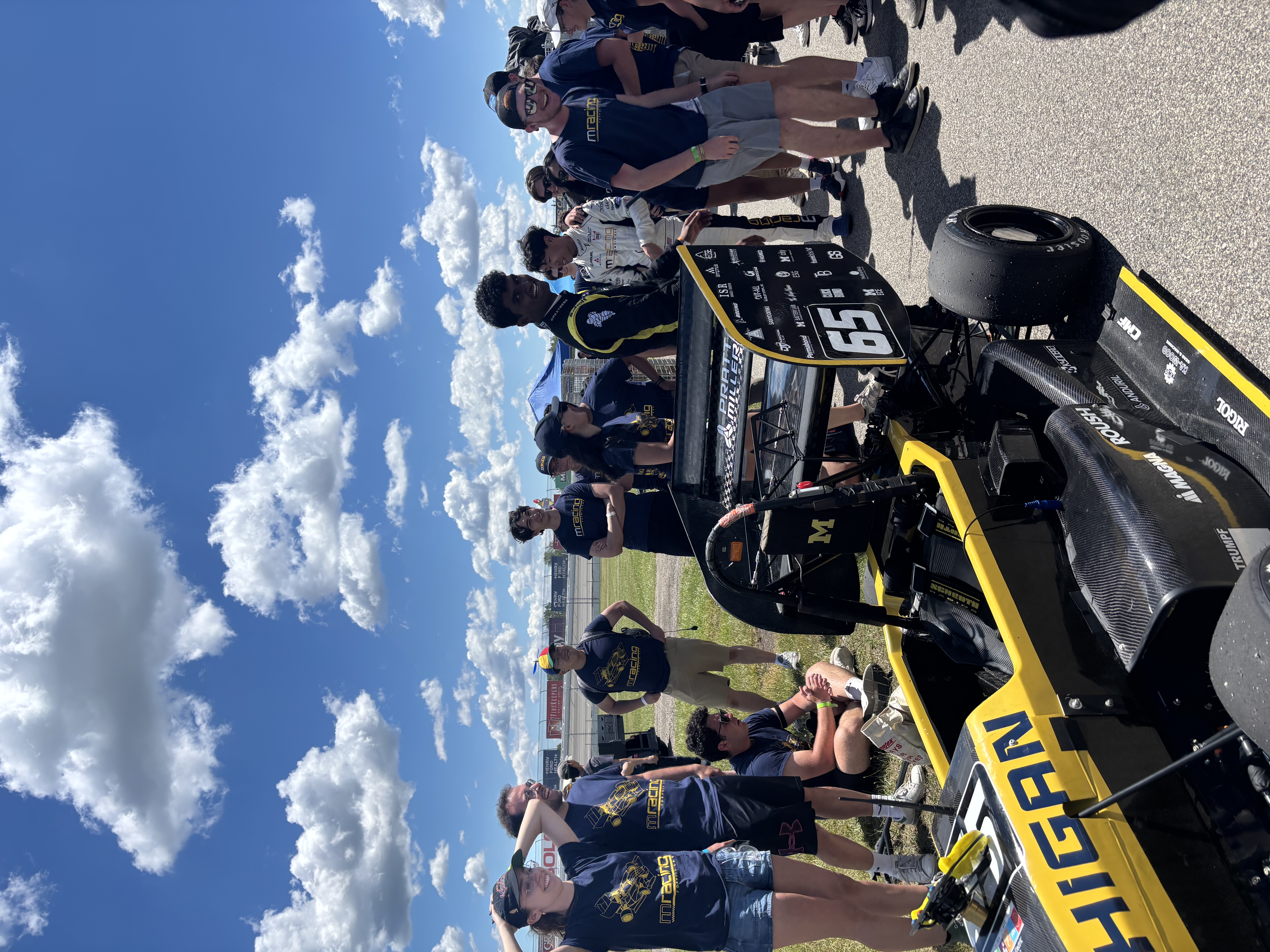 MRacing team trackside